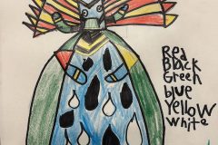 Art 2-3, Nora, Kachina Doll Drawing