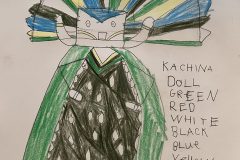 Madeliene, Art 2-3, Kachina Doll Drawing