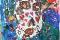 Nora, Art 2-3, Sugar Skull Study