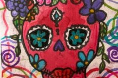 Sabrina, 4-5 Art, Sugar Skull Study