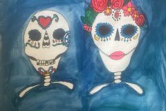 Harlow, Art 6-8, Sugar Skulls