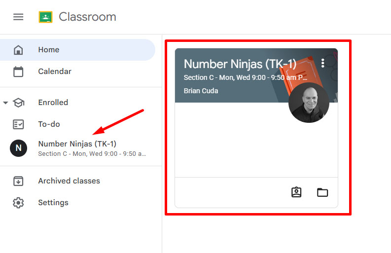 Class List